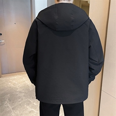 轻熟风~简约连帽款男士上衣外套夹克百搭JK8457-P95，男装夹克，星座1012-1