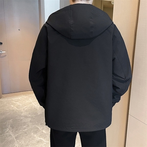 轻熟风~简约连帽款男士上衣外套夹克百搭 JK8457-P95图片