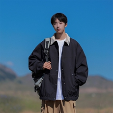 JK7863-P652025秋季新款翻领防水宽松夹克，男装夹克，星座109-1