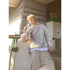 cityboy夏季防晒衣服男士防紫外线日系撞色拼接轻薄冲锋夹克外套，男装夹克，星座506A