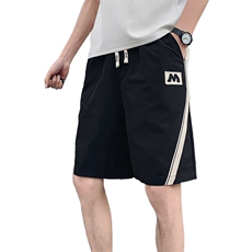 卡其2023夏装精神小伙五分裤男青年潮款休闲短裤DK2308-P58,控78，男装休闲裤，电商A108
