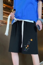！港风华夫格休闲裤子男卫裤男短裤男沙滩裤衩HFD21-P25，男装休闲裤，电商B367