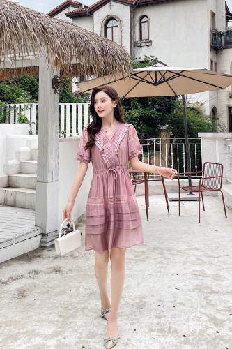 天丝工艺设计风格连衣裙，女装连衣裙，天使公主