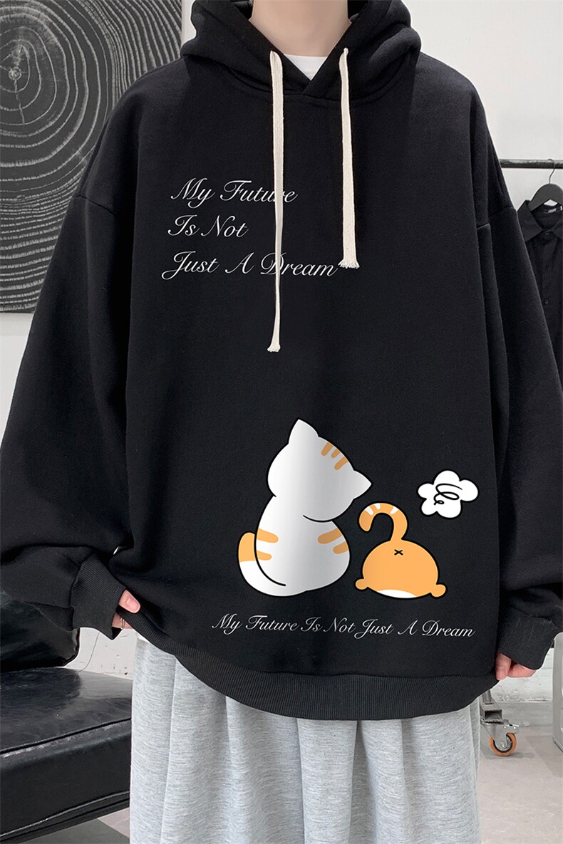 连帽卫衣男大码运动服帽衫外套WY2357-P35,男装卫衣,电商A040