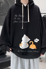 连帽卫衣男大码运动服帽衫外套WY2357-P35，男装卫衣，电商A040
