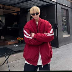 特p80控138抖控148绗棉三条杠棉服外套情侣格子棉衣面包服男MY247，男装棉衣，电商B370