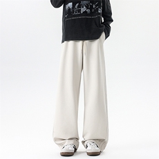 8XL-M新款美式秋季运动大码卫裤男士休闲宽松阔腿长裤子K9157P58，男装休闲裤，电商D206-1
