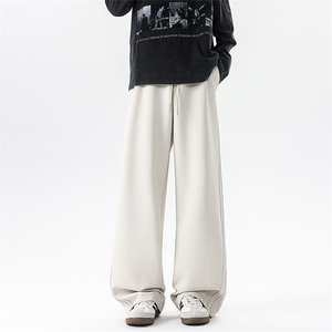 8XL-M 新款美式秋季运动大码卫裤男士休闲宽松阔腿长裤子K9157P58图片