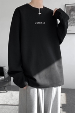 高品质美式休闲潮流打底垫肩款打底金属星星设计内搭小众T恤P50，男装T恤，电商B319