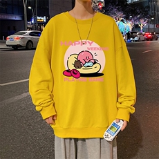 S6313-P28秋季圆领卫衣男大码韩版宽松长袖外套，男装卫衣，电商A040