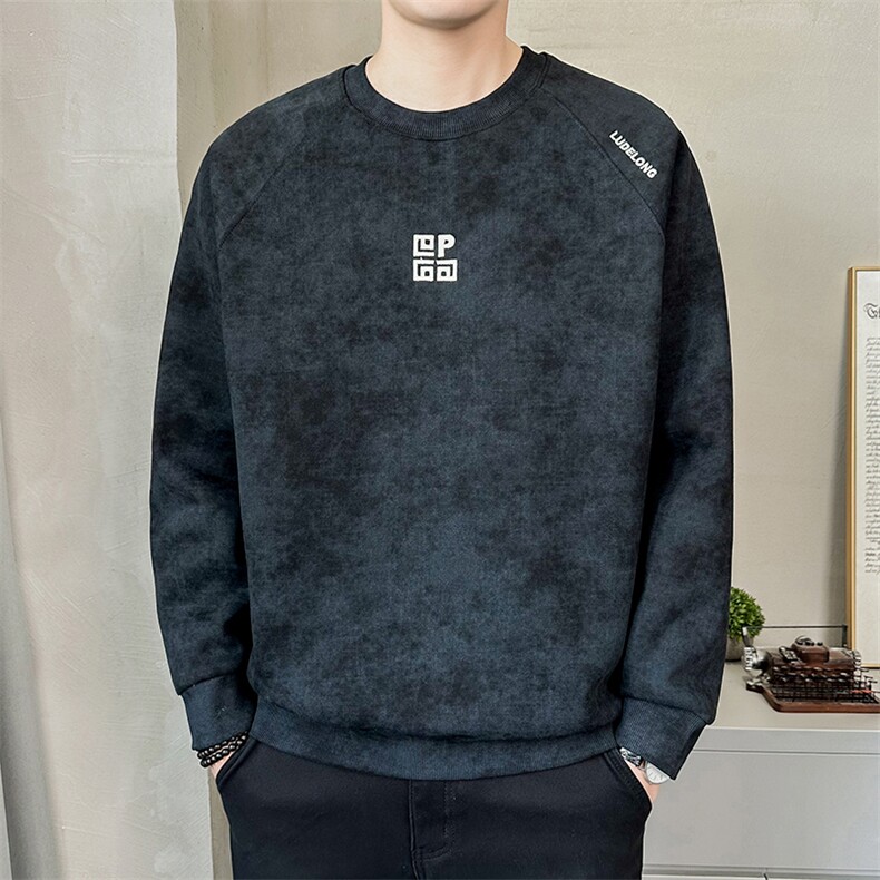 现货主推圆领卫衣春季新品潮流休闲青年卫衣TW5177-P63,男装卫衣,星座1105-3
