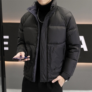 新标90%白鸭绒冬季潮牌轻薄男士外套轻奢休闲英伦男Y6610-P135图片