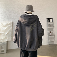 控价158牛仔棉衣男大码加绒羊羔绒牛仔棉服男棉袄NM53382-P140，男装棉衣，电商A040