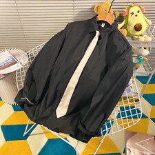 长袖衬衫春款男港风潮流CS106P36，男装衬衫，星座1116-2