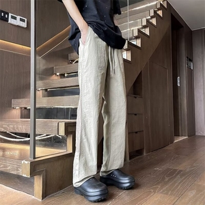 f2ocus美式条纹冲锋裤男女高街宽松直筒休闲裤运动裤潮B8555-p40图片