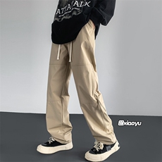 XZ616秋季新款防水冲锋裤拉链设计感休闲长裤TY936P45控58，男装休闲裤，星座512A（原616）