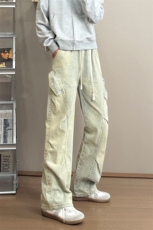 高品质B221美式ins高街暗黑宽松工装牛仔裤LK24340-P65控88，男装牛仔裤，电商B221