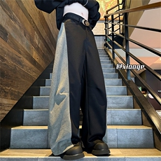 XZ616秋冬重磅撞色拼接美式复古百搭休闲长裤TY1138P65控88，男装休闲裤，星座512A（原616）
