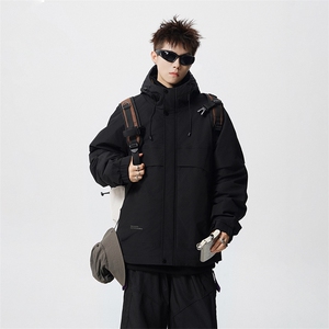 现货5W件冬季三防美式boxy解构连帽雪山冲锋衣棉衣男女棉服厚外套图片