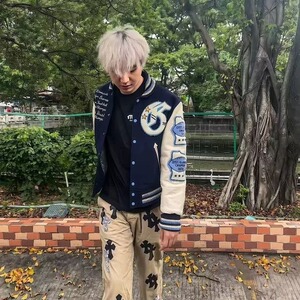 自主东洋1978乏登小獭棒球服vibe风秋冬加厚外套男女HH818 P98图片