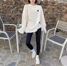 【秋季】新品简约刺绣卫衣，女装卫衣/绒衫，TWO LAPS