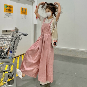 牛仔背带裤裙裤套装女夏季2025新款短袖T恤韩系减龄小个子两件套图片