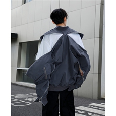 秋冬夹克cleanfit美式外套拉链设计感夹克1016-1JK86P109K139，男装夹克，星座1016-1（原电商B408-1）