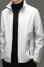 R5261男士立领软壳嘉绒服加厚保暖蓄热外套，男装棉衣，钱塘207-1