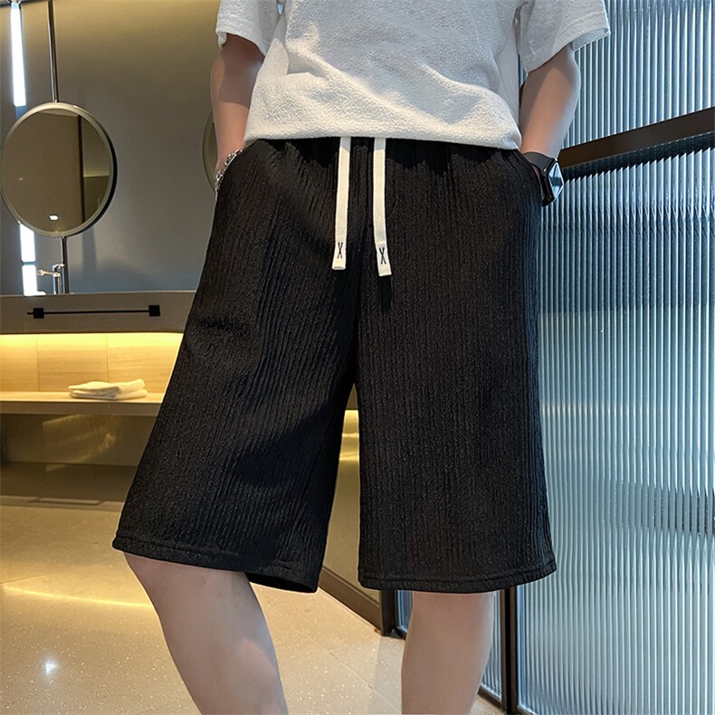 2023夏季新款男士休闲短款时尚个性直筒裤男K77-P25,男装休闲裤,电商B248