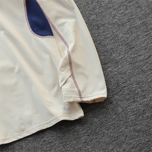 网图 高品户外 吸湿速干特制明线弹力骑行服打底衫男女 A876-P48图片