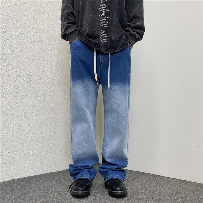 k786-p55-控78M-5XL现货性高阶港风中性ins宽松牛仔裤,男装牛仔裤,星座116