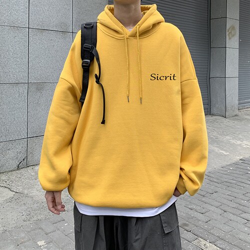WY2098-P40纯棉连帽卫衣男大码运动帽衫宽松薄外套男,男装卫衣,电商A040