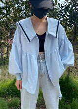 新款可盐可甜海军娃娃领防晒外套，其它，L·H·X