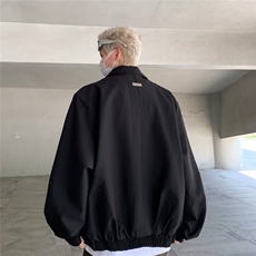 2327-P65飞行员夹克外套男垫肩秋季2025新款潮牌翻领工装行政，男装夹克，电商B323A