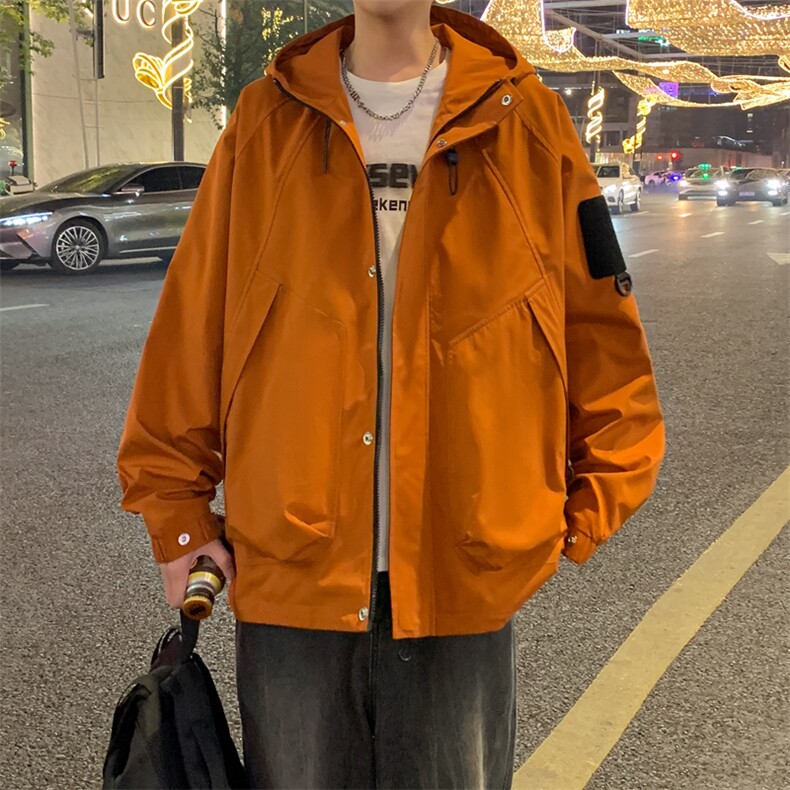 冲锋衣外套男春秋户外徒步登山服夹克潮牌痞帅高级感JK115-P93,男装夹克,星座308B-2