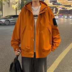 冲锋衣外套男春秋户外徒步登山服夹克潮牌痞帅高级感JK115-P93，男装夹克，星座308B-2