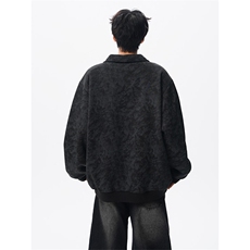 现货WY10165-特P48控88美式复古解构拼接大码男宽松情侣套头卫衣，男装卫衣，电商A059
