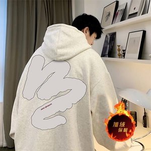 直播品质500克重磅秋冬美式加绒加厚卫衣外套H1362常规P35加绒P40图片