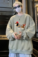 ！圆领卫衣男装港风长袖t恤男外套男WY550-特P23，男装T恤，电商B371