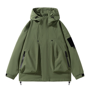 春季现货户外夹克男冲锋衣外套DSA157B-J111-P60图片