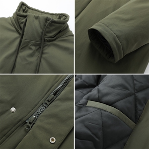军大衣夹棉加厚长款棉衣过膝棉服冬季外套男 D51206-TP135238图片