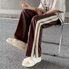 夏季拉链长裤潮流男潮青春流行时尚潮牌原宿运动裤GK107-P45，男装休闲裤，星座1109-3