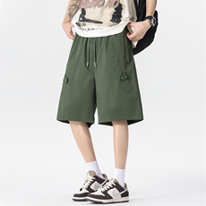 现货夏季工装短裤男ins潮牌休闲百搭潮流痞帅五分裤D02513-P43，男装牛仔裤，星座308B-2