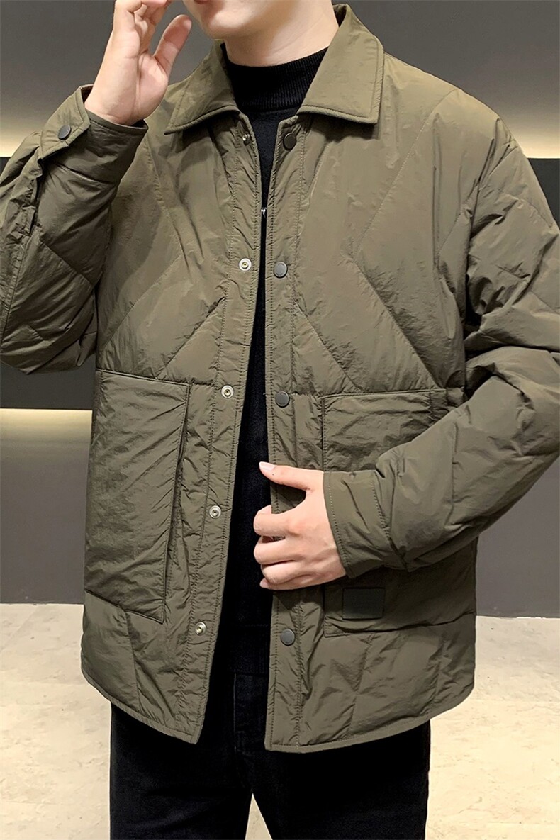 有标白鸭绒羽绒服男韩版潮流宽松男士外套YR210-165,男装羽绒服,星座210-3