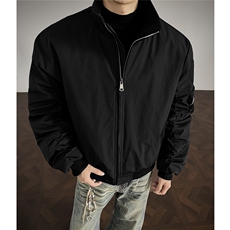 W85130特P90立领短宽飞行加厚棉衣棉服男，男装棉衣，电商B205