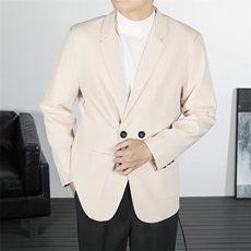 休闲西服外套男士修身商务职业正装韩版伴郎礼服新郎上班西装外套，男装西服套装，星座1013