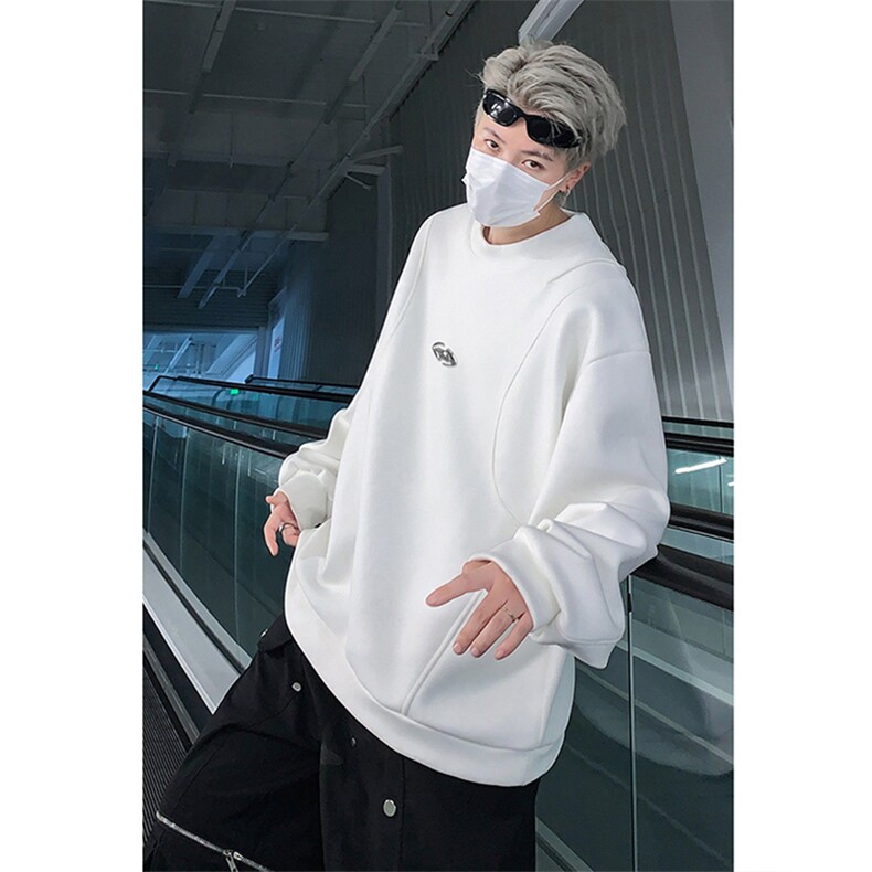 秋装韩版男女同款hiphop卫衣新款潮流运动外套HY620TP48,女装短外套,电商A102B