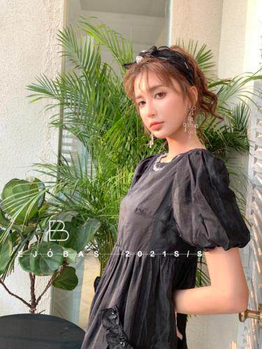 夏季气质天丝连衣裙，女装连衣裙，1983