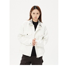 网络图现货白蛇翻领宽松夹克男女美式复古休闲外套RJ210-P85，男装夹克，星座1005-4
