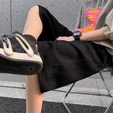 夏季港风复古直筒牛仔短裤男宽松休闲学生百搭五分裤潮D5158，男装牛仔裤，星座1116A-1（原606A）